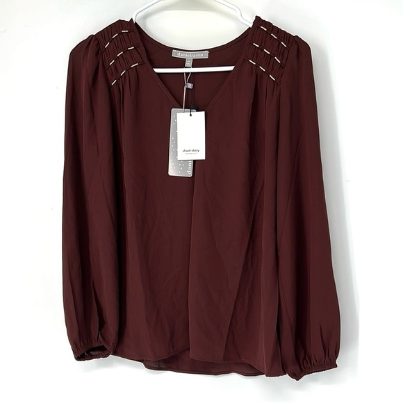 Danielrainn short story NWT XS petite blouse - Picture 1 of 8